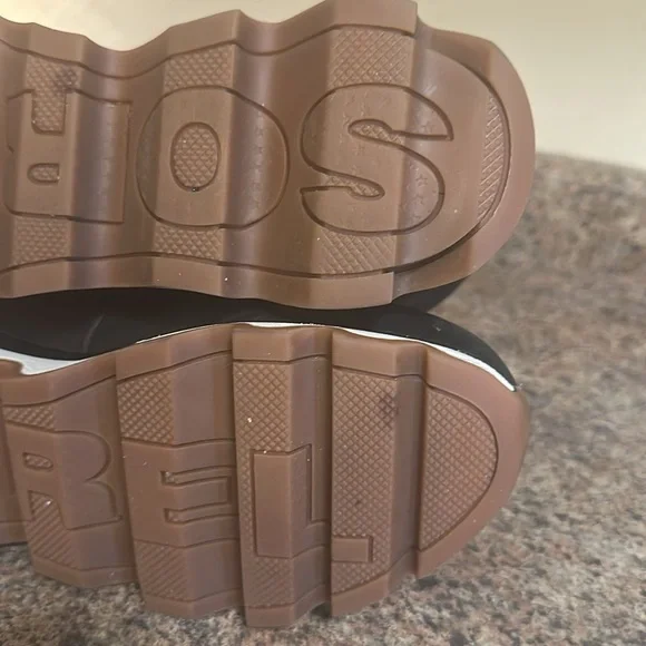 Sorel Kinetic Conquest Winter Boots Lace Up Black Womens Size 9.5 - Picture 12 of 14